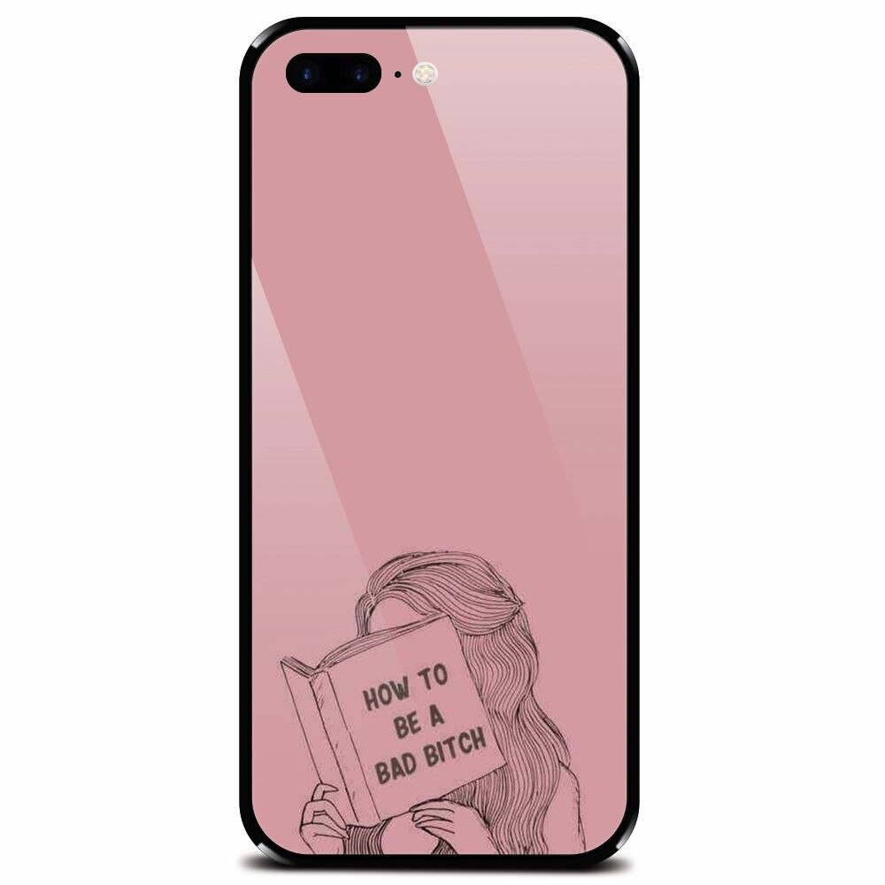 Husa din sticla securizata pentru Apple iPhone 7 Plus, How To Be A Bad