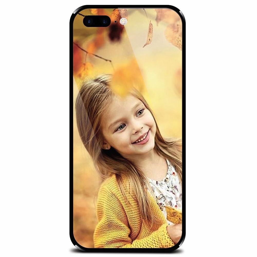 Husa din sticla securizata pentru Apple iPhone 7 Plus, Personalizata