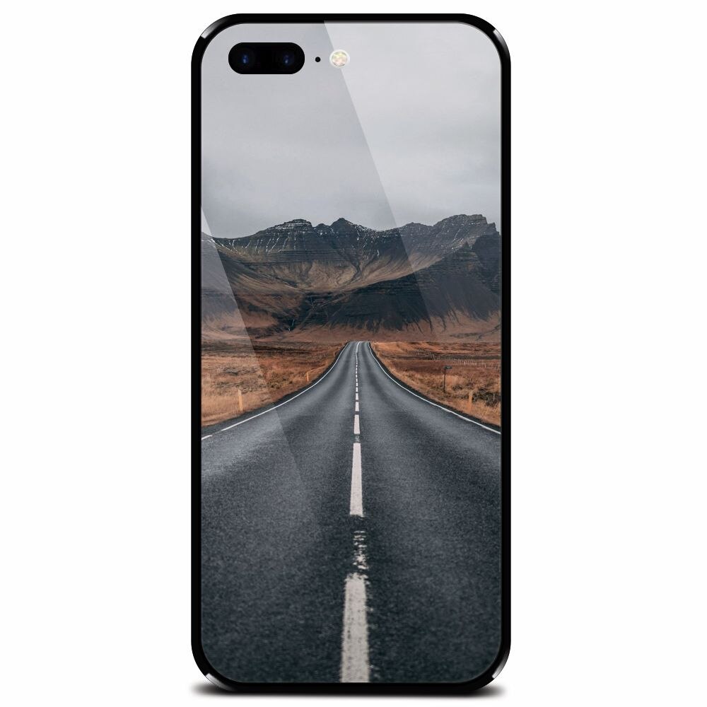 Husa din sticla securizata pentru Apple iPhone 7 Plus, Adventure