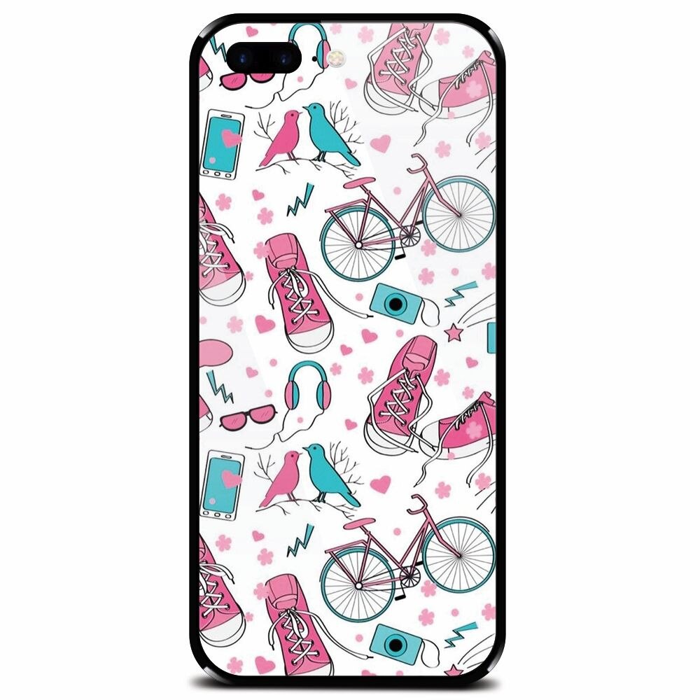 Husa din sticla securizata pentru Apple iPhone 7 Plus, Travel