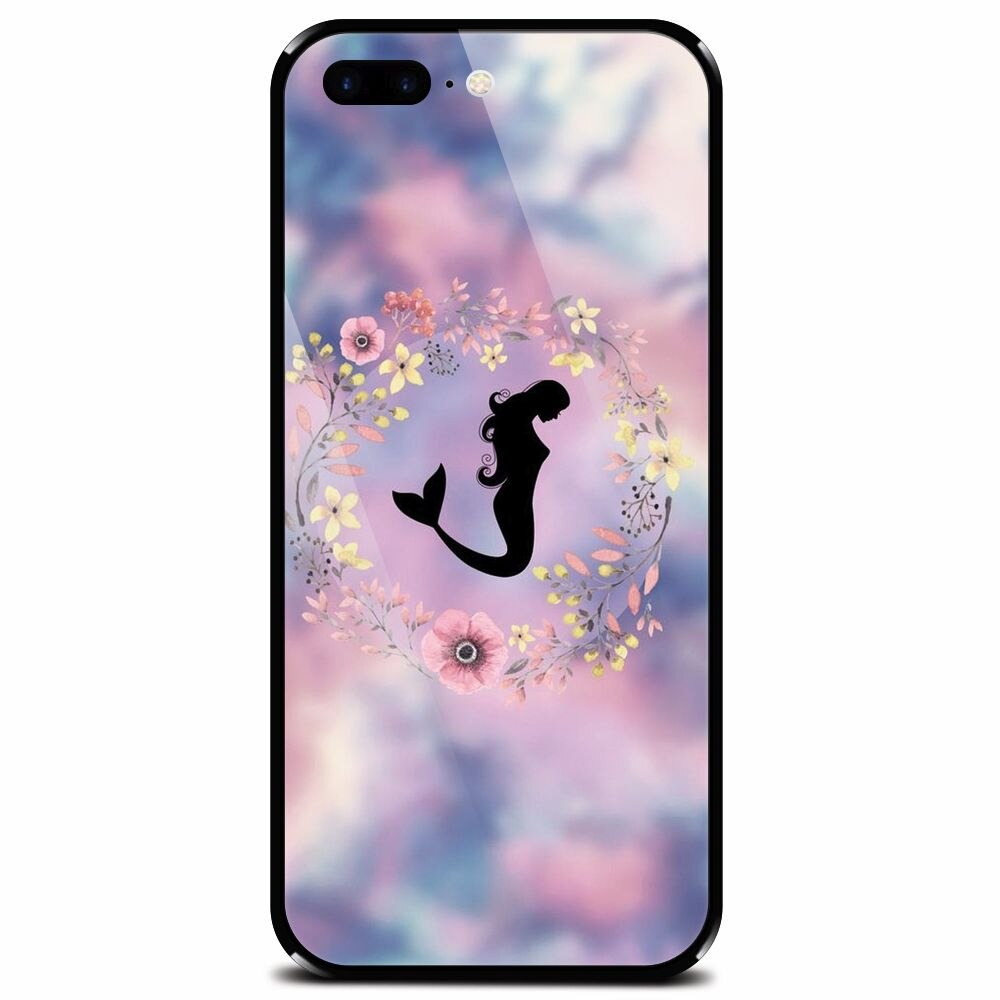 Husa din sticla securizata pentru Apple iPhone 7 Plus, Siren