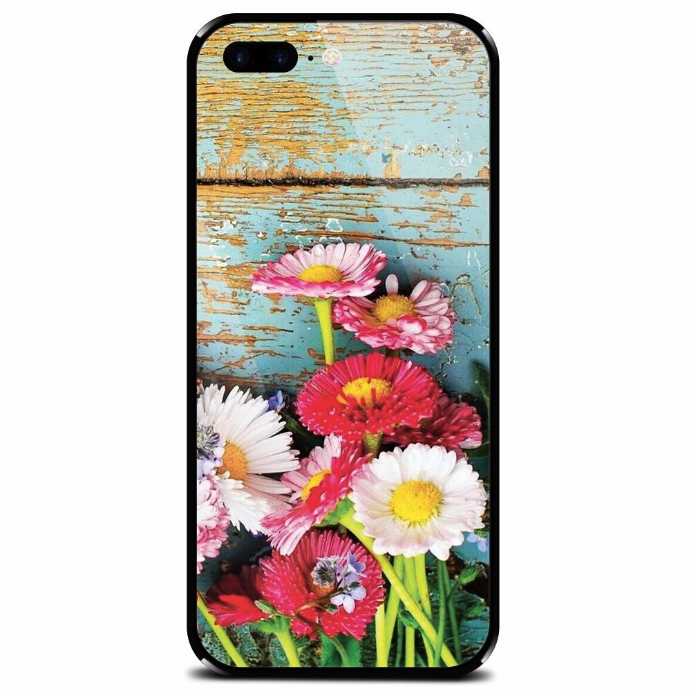 Husa din sticla securizata pentru Apple iPhone 7 Plus, Summer Time