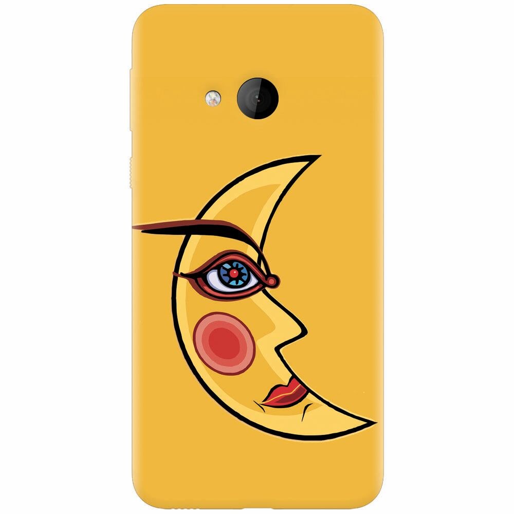 Husa silicon pentru Htc U play, Yellow Moon