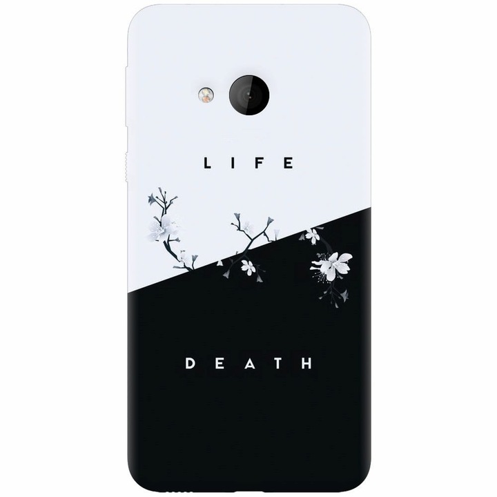 Силиконов кейс съвместим с Htc U play, Life Vs Death