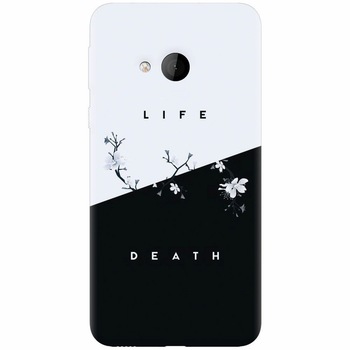 Husa silicon pentru Htc U play, Life Vs Death Husa silicon pentru Htc U play, Life Vs Death