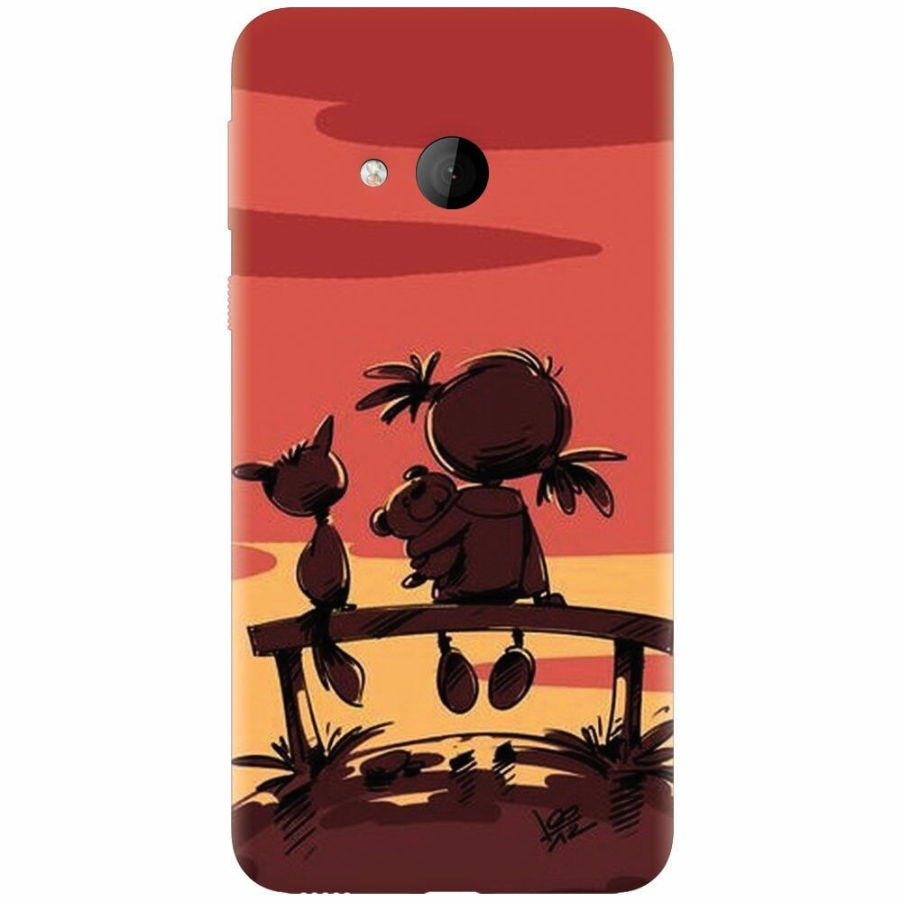 Husa silicon pentru Htc U play, Lovely Sunsets