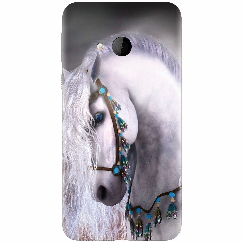 Husa silicon pentru Htc U play, White Horse