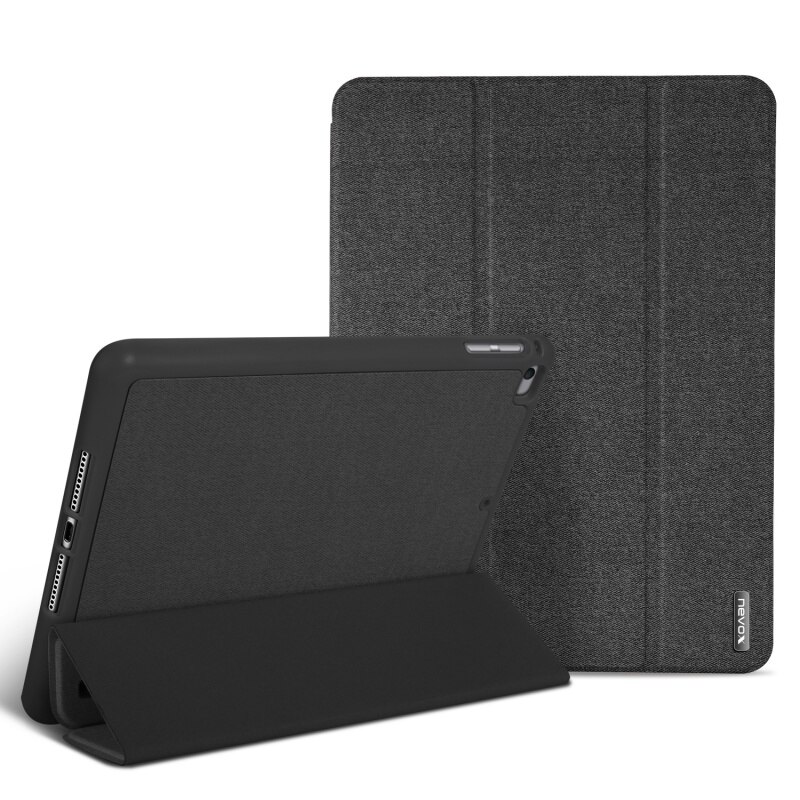 Husa book Nevox Vario pentru Apple iPad Mini 6 (2021), Basalt Grey