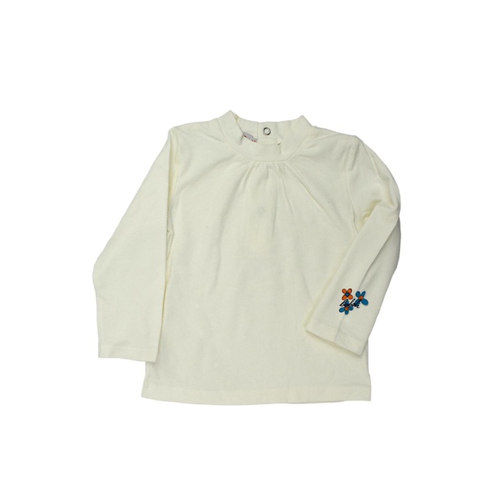 Bluza pentru fetite, Boboli, Bumbac, Alb, 80 cm