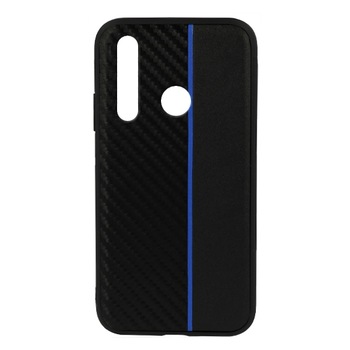 Husa HUAWEI Nova 4 - Carbon Moto (Negru/Albastru) Husa HUAWEI Nova 4 - Carbon Moto (Negru/Albastru)
