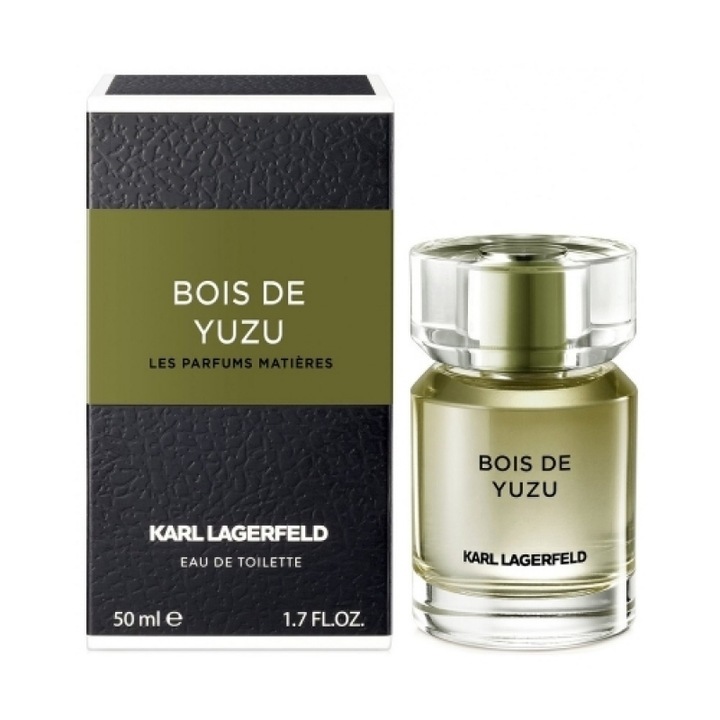 Karl Lagerfeld Les Parfums Matieres - Bois De Yuzu, Férfi parfüm, Eau de Toilette, 50ml