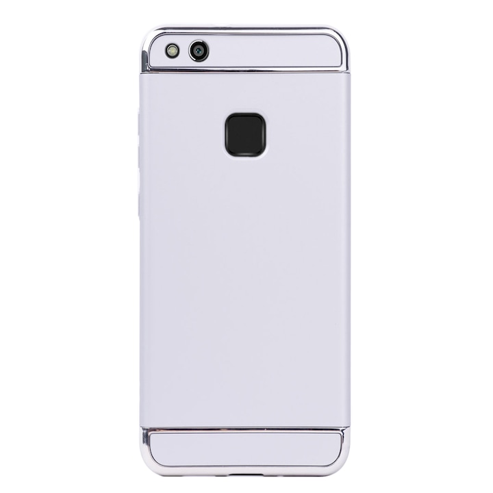 Luxus 3 részes tok/tok Huawei P10 Lite készülékhez, Kemény, Magas védelem, Ezüst
