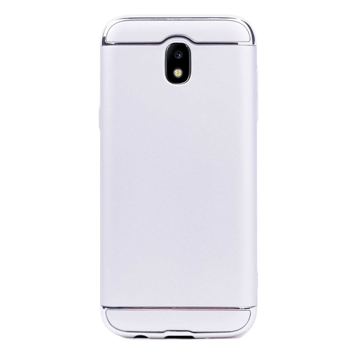 Luxus 3 részes tok/tok Samsung Galaxy J5 (2017) telefonhoz, Kemény, Magas védelem, Ezüst