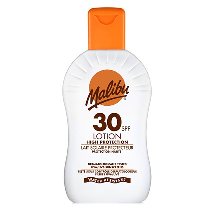 Lotiune Protectie Solara MALIBU High Protection Lotion, Waterproof, SPF 30, 100ml (Travel size)