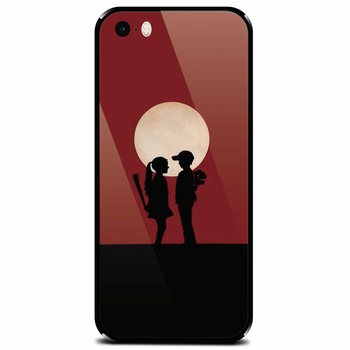 Husa din sticla securizata pentru Apple iPhone 5, Boy Girl Love Story Husa din sticla securizata pentru Apple iPhone 5, Boy Girl Love Story
