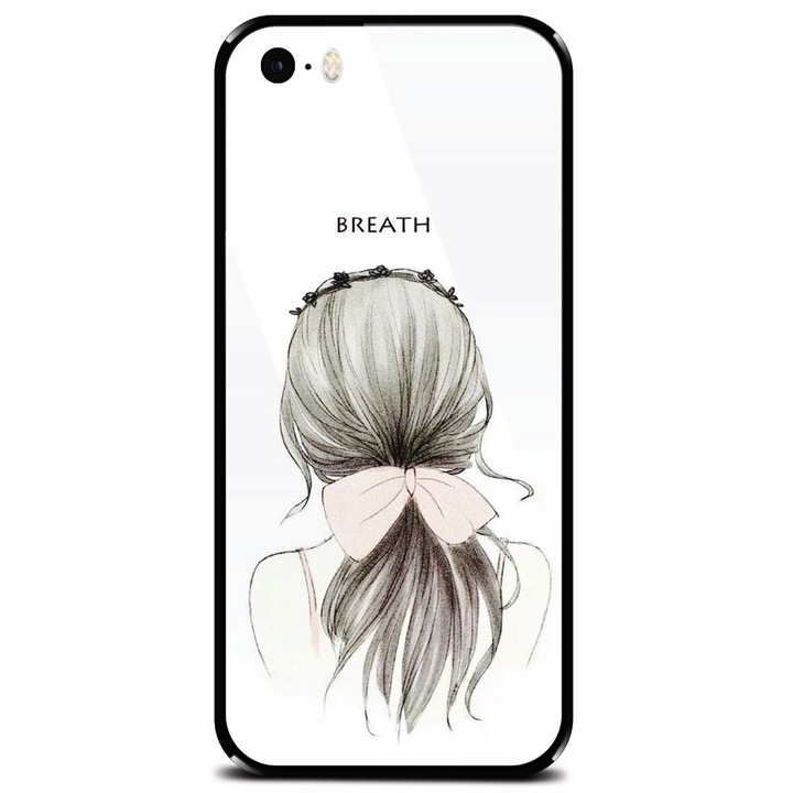 Edzett üvegtok Apple iPhone 5 készülékhez, Breath