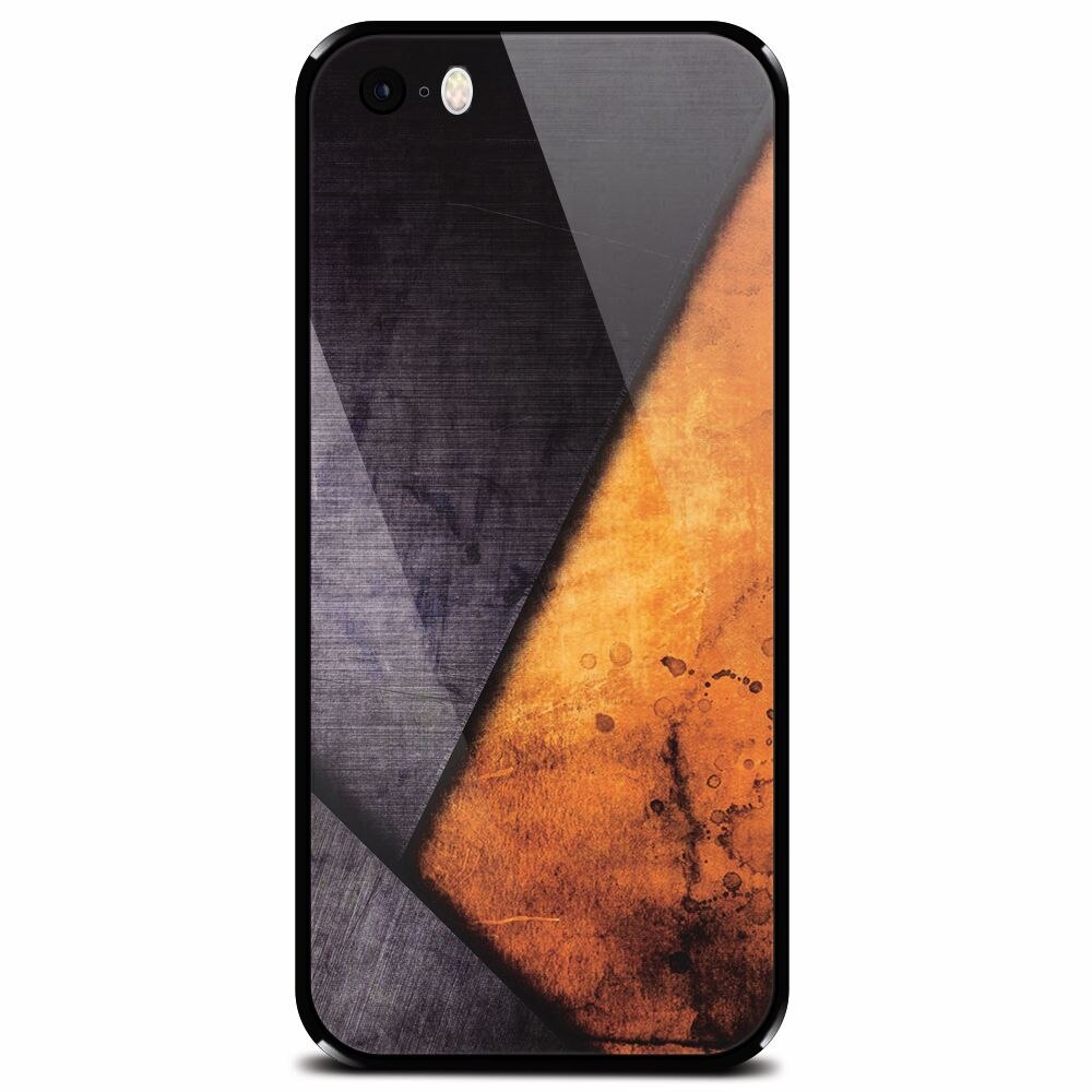 Husa din sticla securizata pentru Apple iPhone 5, Abstract