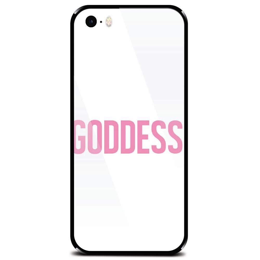 Husa din sticla securizata pentru Apple iPhone 5, Goddess Girly