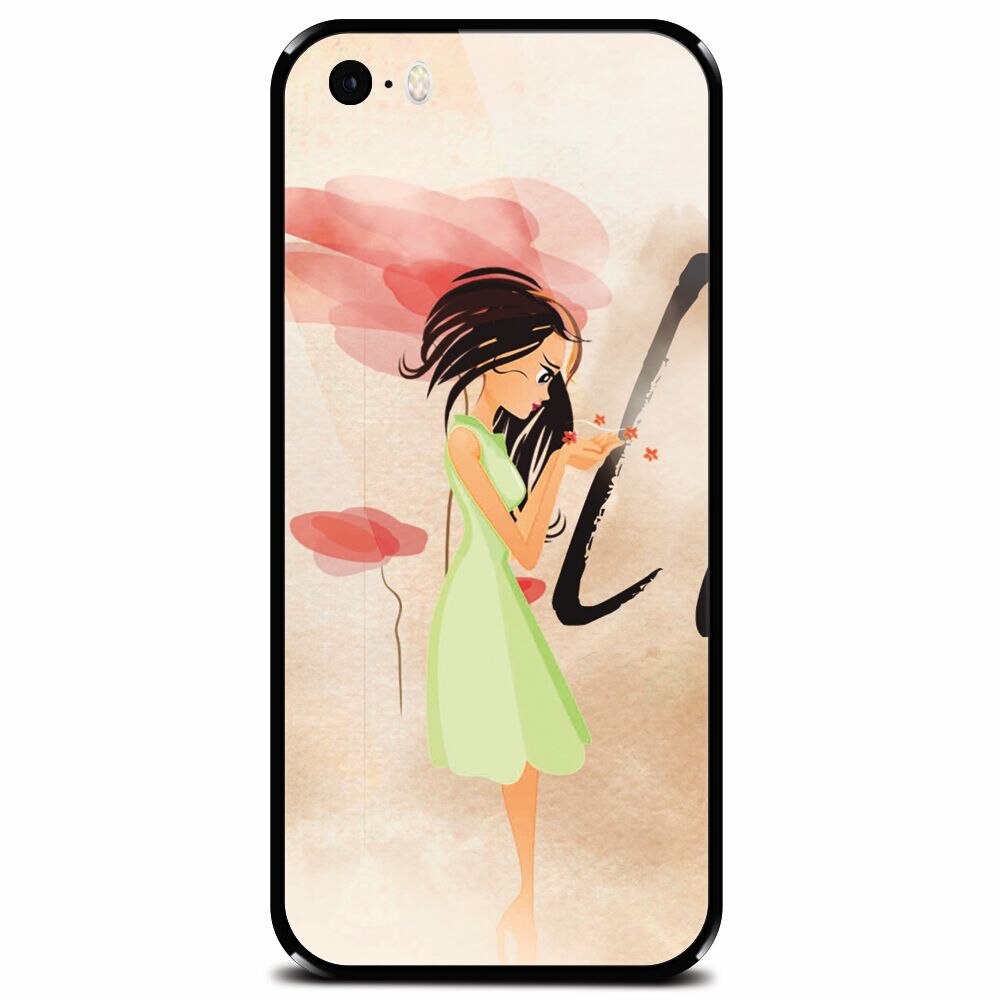 Husa din sticla securizata pentru Apple iPhone 5, Lost Without You