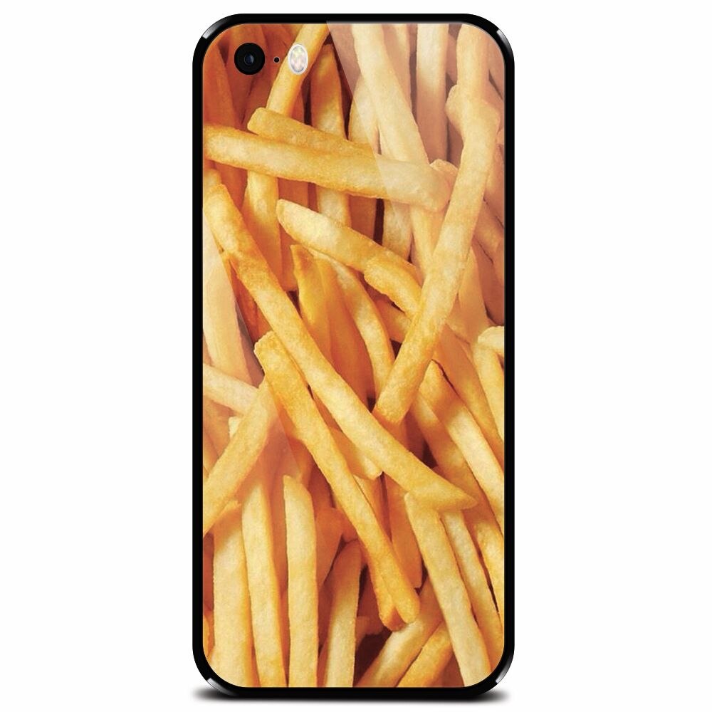 Husa din sticla securizata pentru Apple iPhone 5, Fries