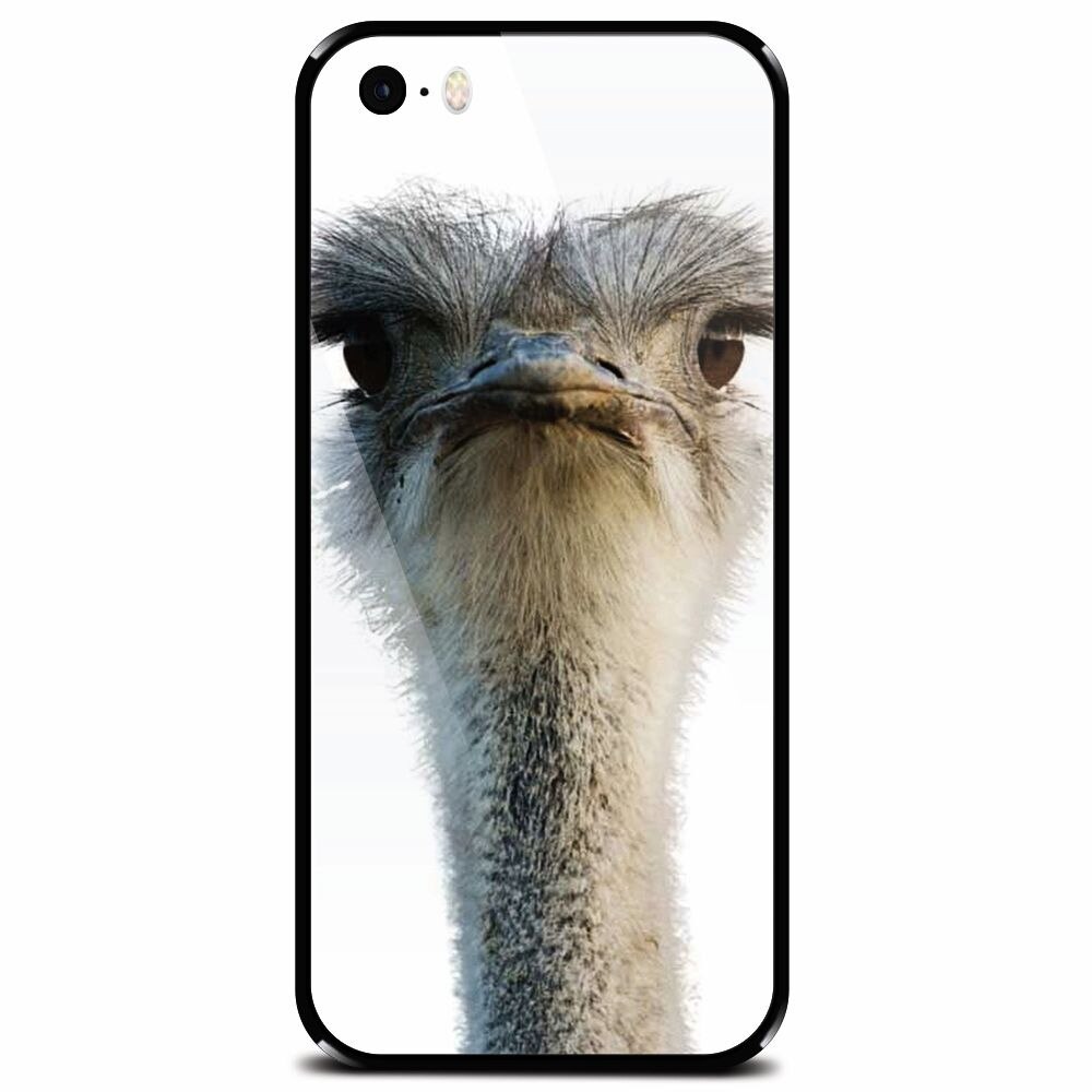 Husa din sticla securizata pentru Apple iPhone 5, Emu