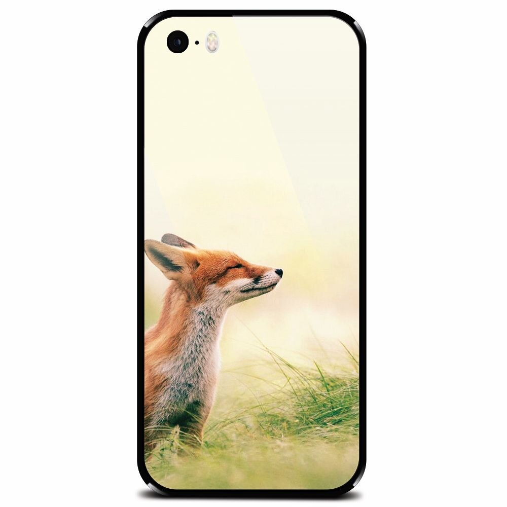 Husa din sticla securizata pentru Apple iPhone 5, Fox Scenting Breeze