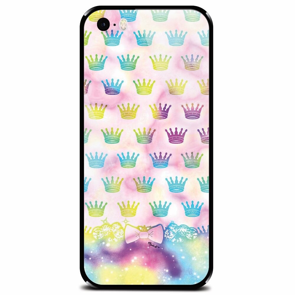 Husa din sticla securizata pentru Apple iPhone 5, Girly Plus