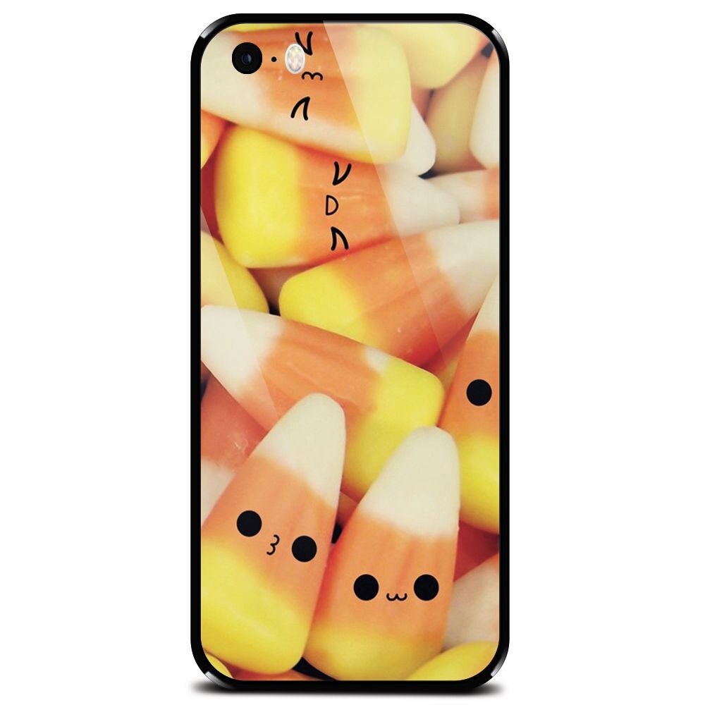 Husa din sticla securizata pentru Apple iPhone 5, Cute Girly 008