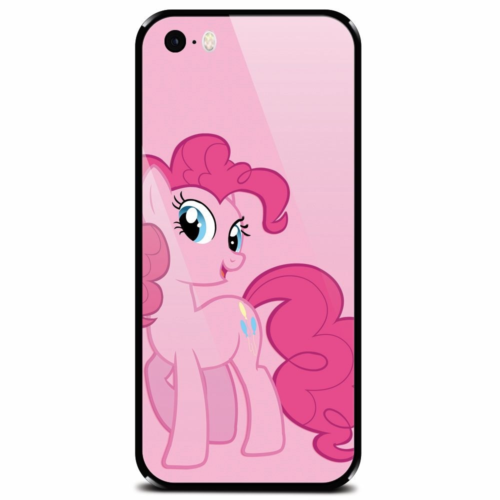 Husa din sticla securizata pentru Apple iPhone 5, Pinkie Pie