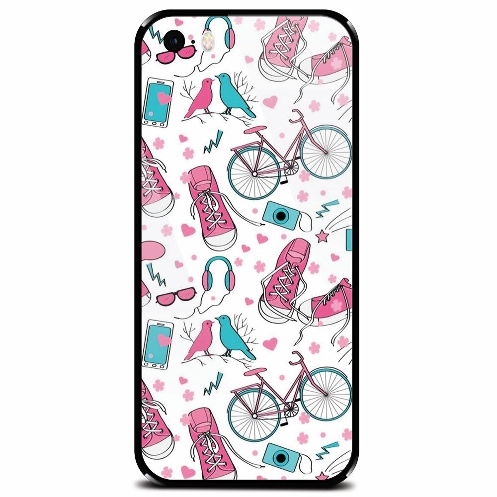 Husa din sticla securizata pentru Apple iPhone 5, Travel