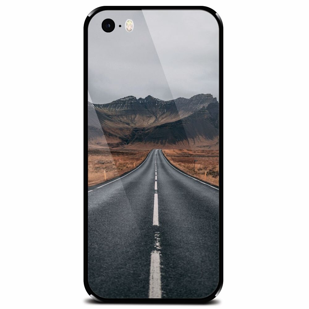 Husa din sticla securizata pentru Apple iPhone 5, Adventure