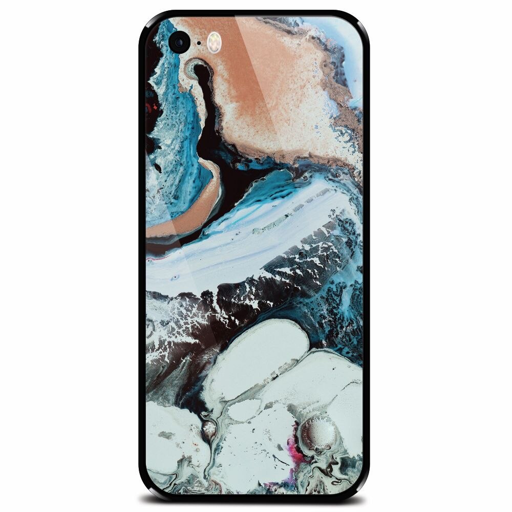 Husa din sticla securizata pentru Apple iPhone 5, Abstract 103