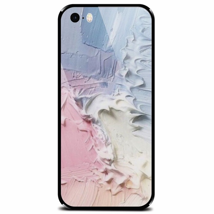 Edzett üvegtok Apple iPhone 5-höz, festék