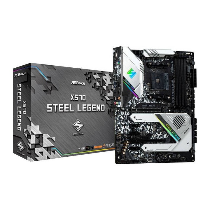 Дънна платка ASRock X570 Steel Legend, Socket AM4