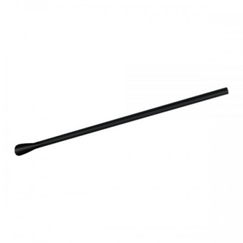 Paie biodegradabile cu lingurita, negru, PLA, 21 cm, Ø 0.6 cm, set 250 buc Paie biodegradabile cu lingurita, negru, PLA, 21 cm, Ø 0.6 cm, set 250 buc