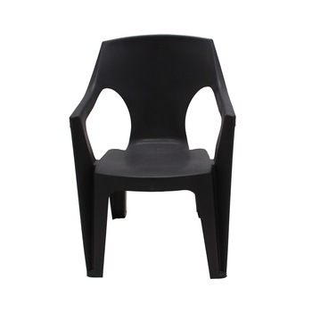 Scaun pentru gradina ART,confectionat din plastic de culoare maro rezistent la uv si apa Scaun pentru gradina ART,confectionat din plastic de culoare maro rezistent la uv si apa