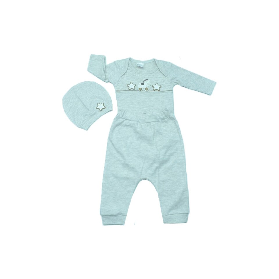 Compleu 3 piese bebelusi Bebelinna 7050, Bej