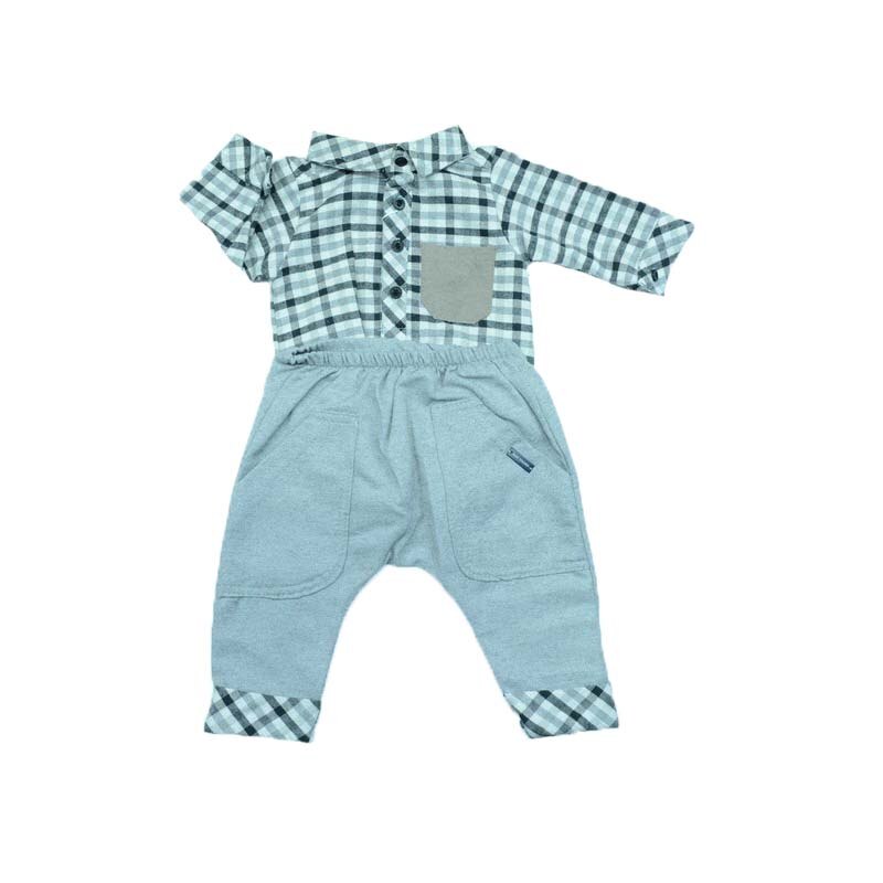 Compleu 2 piese pentru bebelusi NN CBG-02, Multicolor