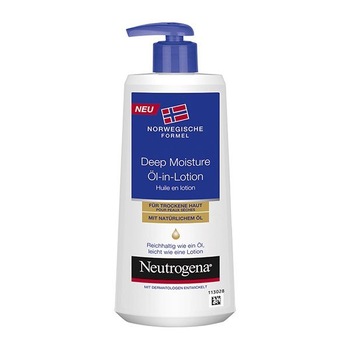 Lapte de corp Oil-in-lotion pentru piele uscata, Neutrogena Deep Moisture, 250ml Lapte de corp Oil-in-lotion pentru piele uscata, Neutrogena Deep Moisture, 250ml