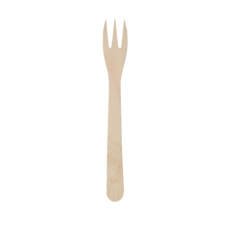 Biológiailag lebomló villa, fa, 17,5 cm, 100 db-os készlet
