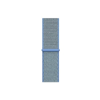 Curea material textil, Compatibila cu Apple Watch 1/2/3/4, Bratara Sport cu arici, 44mm, Albastru deschis Curea material textil, Compatibila cu Apple Watch 1/2/3/4, Bratara Sport cu arici, 44mm, Albastru deschis