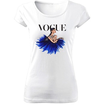 Tricou de dama ALB Vogue Blue COD TD027,Marime:XL Tricou de dama ALB Vogue Blue COD TD027,Marime:XL