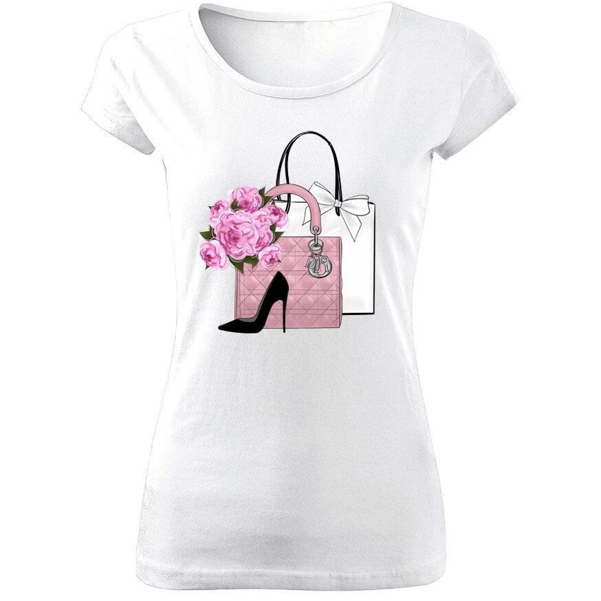 Tricou de dama ALB Fashion COD TD016,Marime:XL