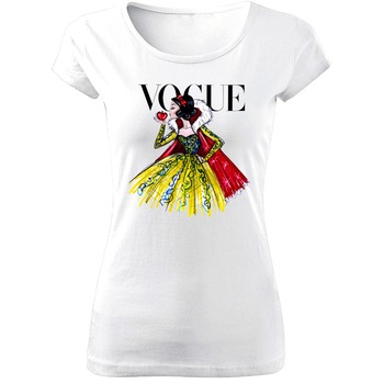Tricou de dama ALB Vogue Yellow COD TD028,Marime:XL Tricou de dama ALB Vogue Yellow COD TD028,Marime:XL