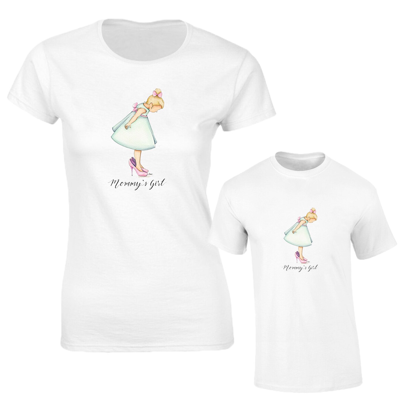 Set de tricouri pentru mama ?i copil Mommy's Girl SA646,Marime:XL
