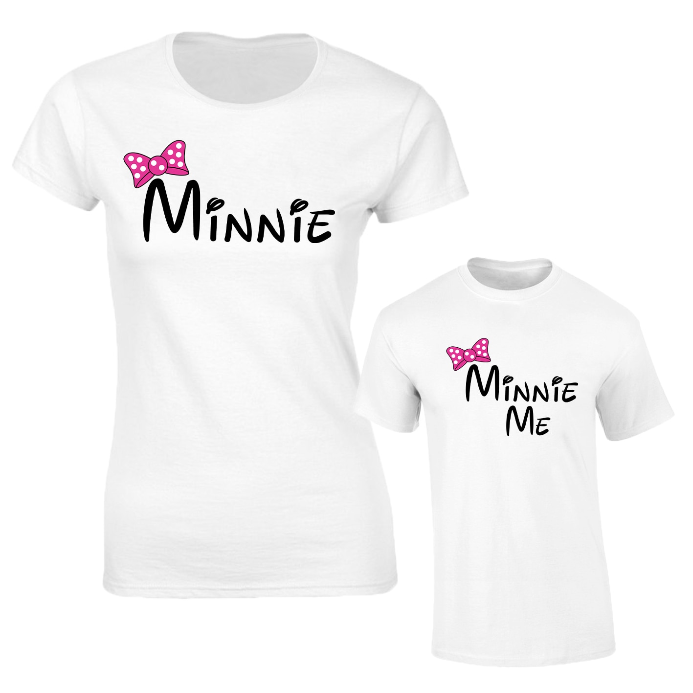 Set de tricouri pentru mama ?i copil Minnie Me SA618,Marime:XL