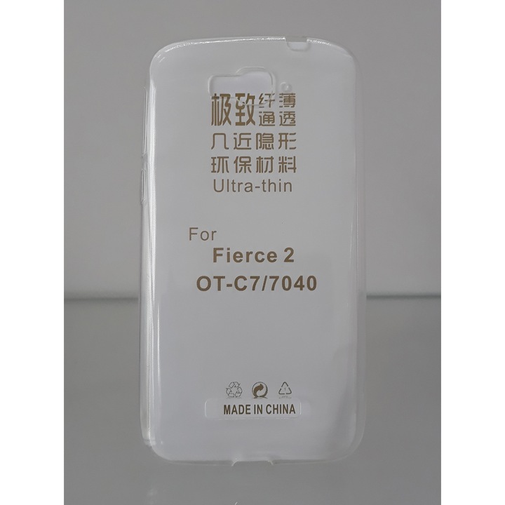 Силиконов гръб Omni Ultra за Alcatel OT C7, Прозрачен