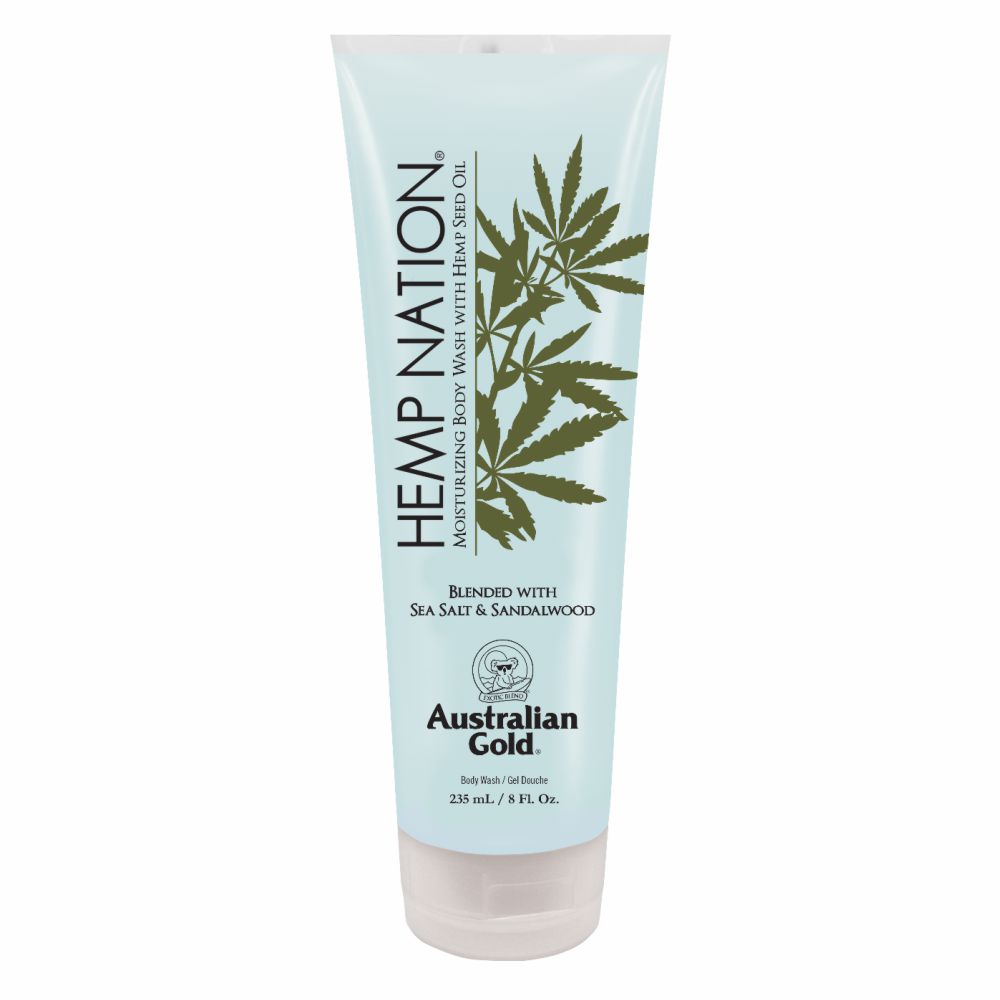 Gel de dus Australian Gold Hemp Nation Sea Salt & Sandalwood, 235ml