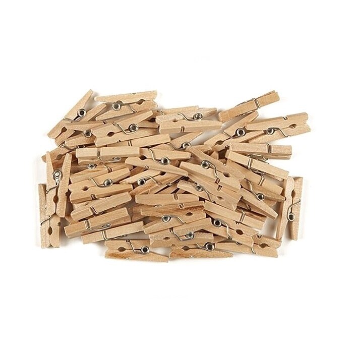 Set 1000 Clestisori din lemn natur 2,5 x 0.8 cm - Decoratiunicreative