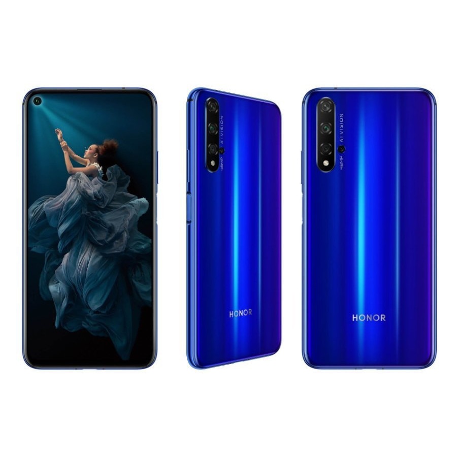Комплект Смартфон Huawei Honor 20 Dual Sim 128GB, Blue + WOWFIXIT течен ...